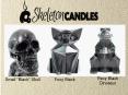 Skull Black | skeleton candles PowerPoint PPT Presentation