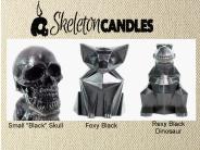 Skull Black | skeleton candles