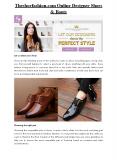 Theshoefashion.com | The Shoe Fashion Designer Shoes PowerPoint PPT Presentation