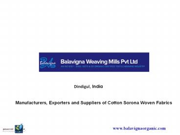 Cotton Sorona Woven Fabric Manufacturers