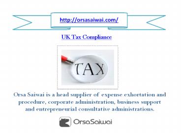 UK Tax Compliance