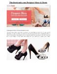Theshoetrends.com | The Shoe Trends Luxury Range Designer Shoes PowerPoint PPT Presentation