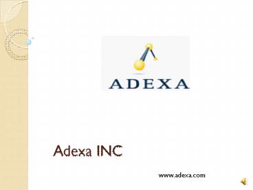 Adexa Factory Planning and Scheduling