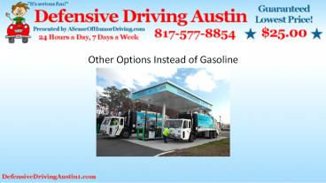 Other Options Instead of Gasoline