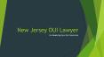 Does New Jersey Have A Hardship License That allows Me To Drive After A DUI PowerPoint PPT Presentation