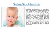 Teething Signs & Symptoms