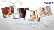 Lactic acid feminine wash