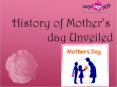 Online Mother’s Day Gifts - History of Mother’s Day Unveiled