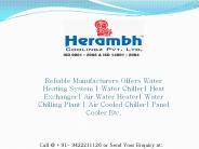 Water Heating System Manufacturers, Suppliers India