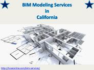 BIM modeling services in California