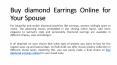 Buy diamond earrings online , Buy diamond earrings online in UK