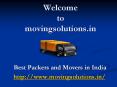 packers and Movers-movingsolutions.in PowerPoint PPT Presentation