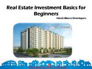 Real Estate Investment Basics for Beginners