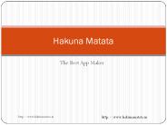 Android application development