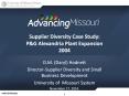 Procurement Summitt Supplier Diversity Case Study PowerPoint PPT Presentation