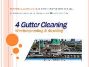 Gutter cleaning service london
