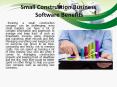 Small Construction Business Software PowerPoint PPT Presentation