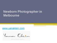 Newborn Photographer in Melbourne - www.yanaklein.com