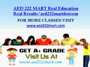 AED 222 MART Real Education Real Results/aed222martdotcom