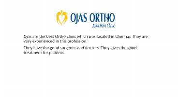 Non surgical back pain treatment | Ojas Ortho