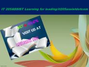 IT 205ASSIST Learning for leading/it205assistdotcom