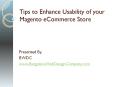 Tips to Enhance Usability of your Magento eCommerce Store PowerPoint PPT Presentation