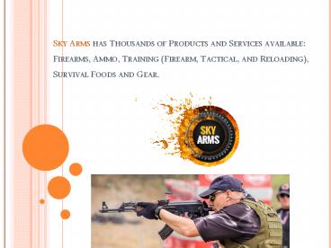 Sky Arms Website