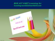 BUS 437 CART Learning for leading/bus437cartdotcom