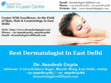 Dermatologist in Delhi, Skin Specialist In Delhi