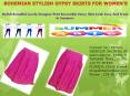 Bohemian Gypsy Stylish Skirts PowerPoint PPT Presentation