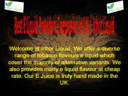 E Liquid Cigarette is Good for Health