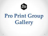 Pro Print Group Gallery