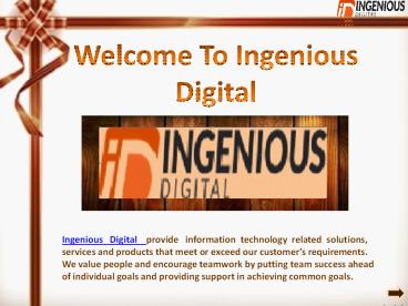 Web Design Company in Miami | Ingenious digital
