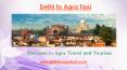 Delhi to Agra Taxi | Delhi to Agra Cab PowerPoint PPT Presentation