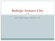 Raheja Aranya - BookMyHouse.com