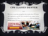CPR Classes Denver