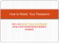 How to Reset Your Password in your Yaho Mail Account 2016 PowerPoint PPT Presentation