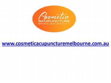 Acne Chinese Medicine in Melbourne, Australia - www.cosmeticacupuncturemelbourne.com.au