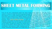 Sheet Metal Forming