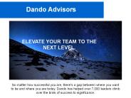Want to Work with Dando ?