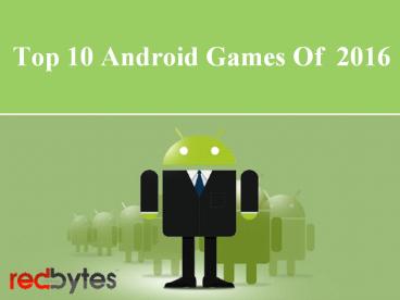 Top 10 Android Games