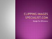 Clipping path specialist India