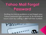 Yahoo Mail Forgot Password Email Help Service