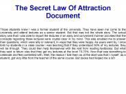 The Secret Revealed