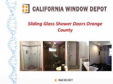 Sliding Glass Shower Doors Orange County