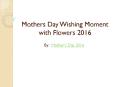 Mothers day images PowerPoint PPT Presentation