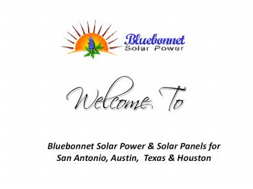 Houston Solar Panels