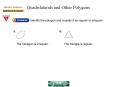 Quadrilaterals and Other Polygons PowerPoint PPT Presentation