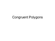 Congruent Polygons