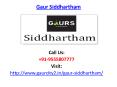 Upcoming Project: Gaur Siddhartham  PowerPoint PPT Presentation